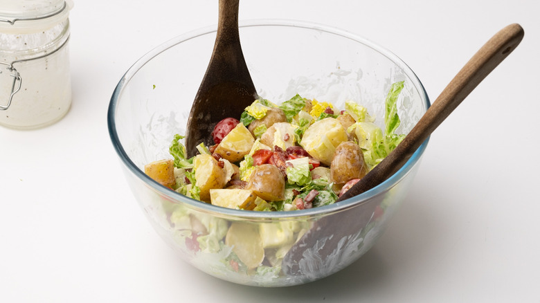 tossed BLT potato salad