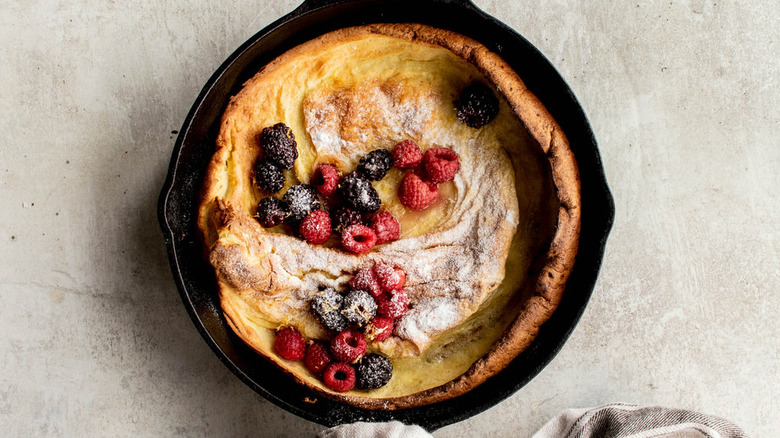 dutch baby with berries