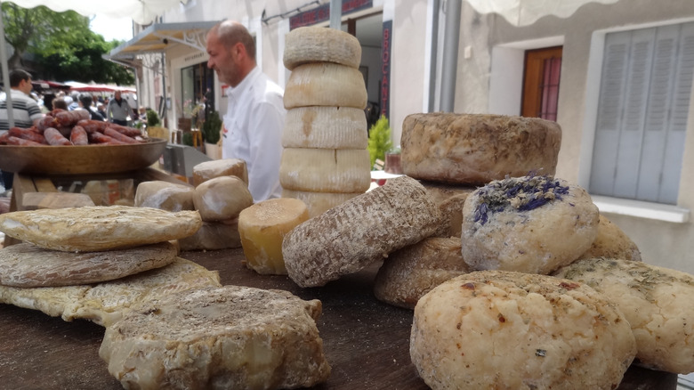 Banon Cheese Festival in Provence, France