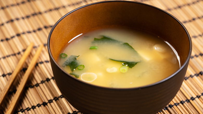 Bowl of miso soup