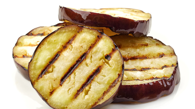 slices of grilled eggplant