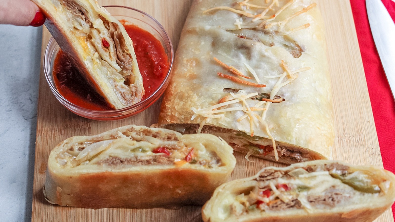 For A Mess-Free Cheesesteak, Wrap It All Up In Stromboli Dough