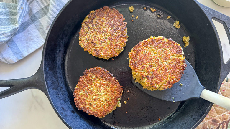 fried falafel patties