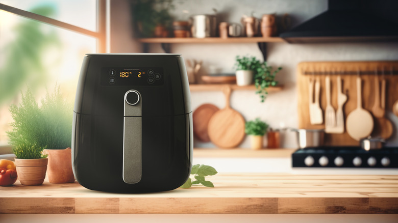 air fryer on counter