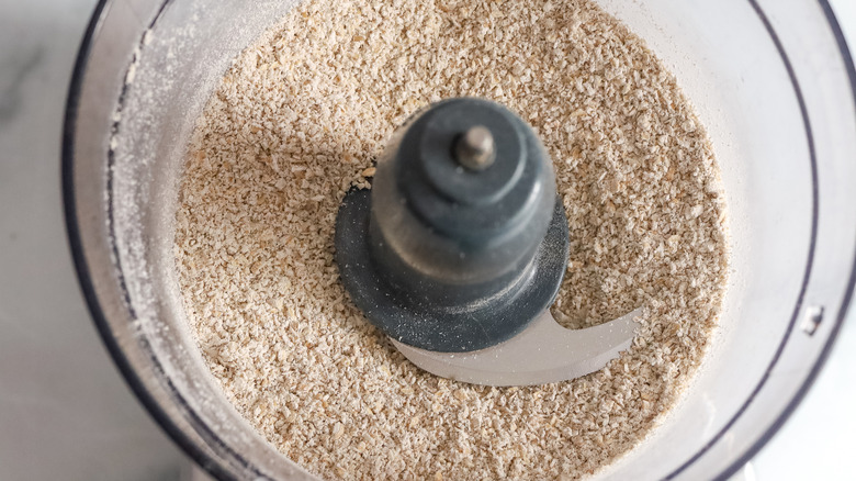 oats ground up in a food processor