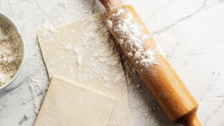 Rolled pastry dough