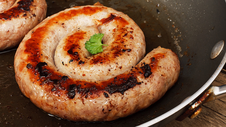 grilled cumberland sausage 