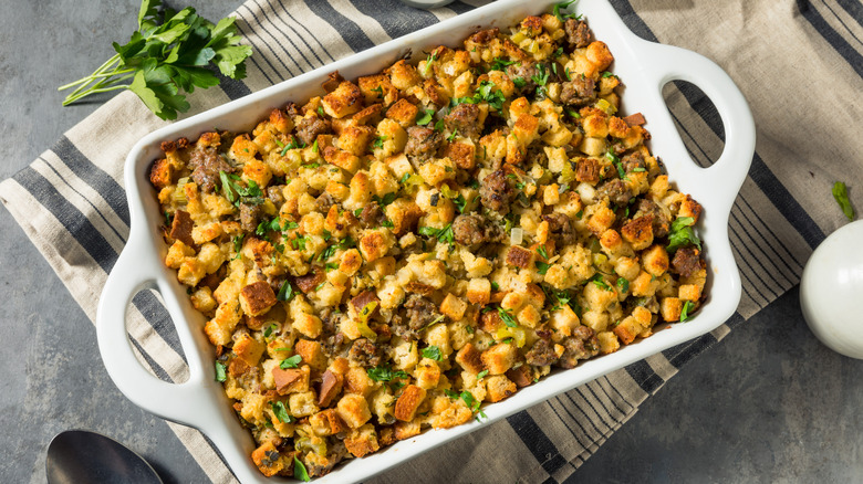 Thanksgiving dressing stuffing