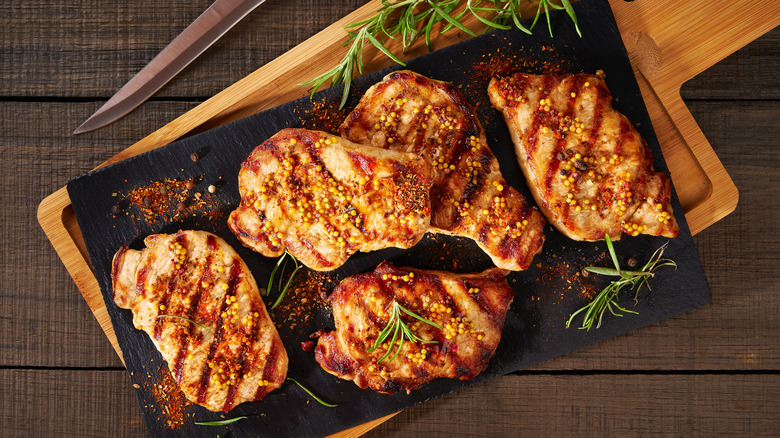 boneless grilled pork chops