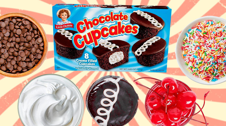 Little Debbie snacks and dessert topping