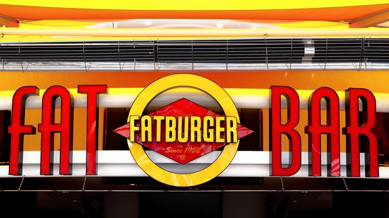 Fatburger restaurant sign 