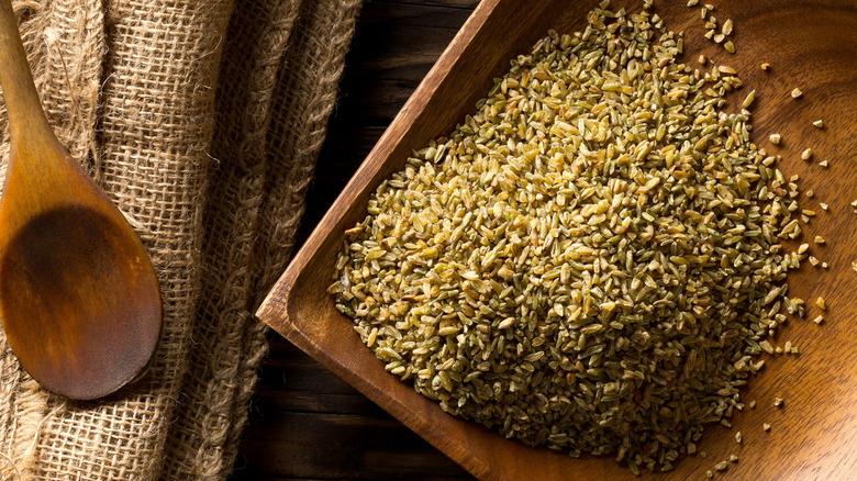 raw uncooked freekeh