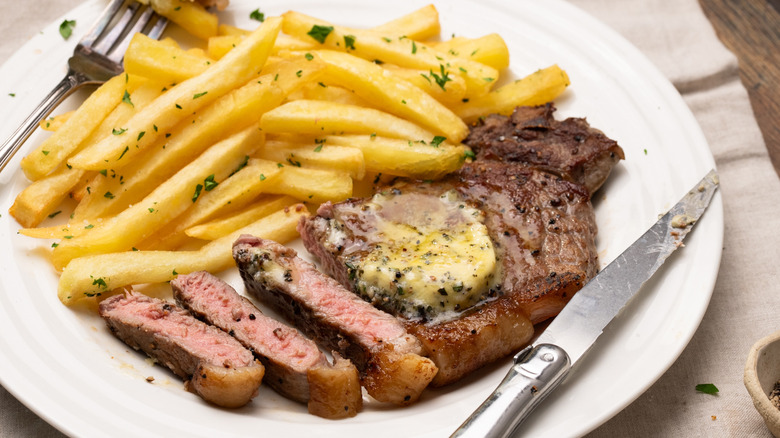 French brasserie-style steak frites