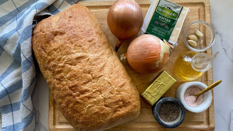 bread and other ingredients 