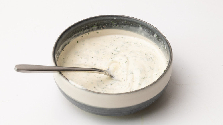 mayonnaise and herb dressing