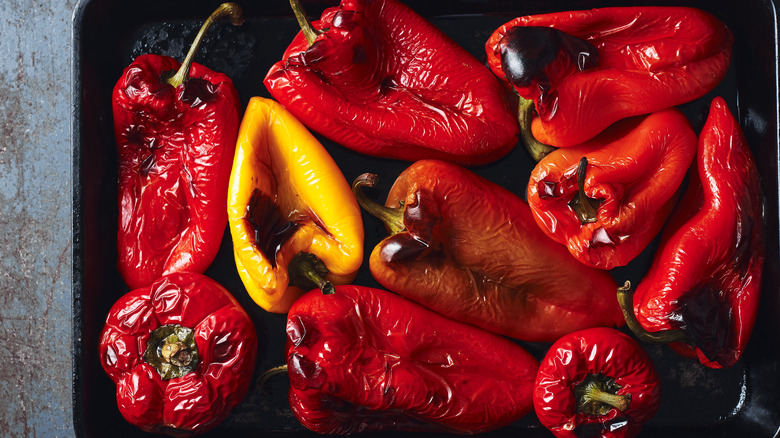 Roasted peppers