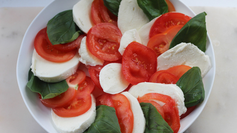 tomato and mozzarella salad