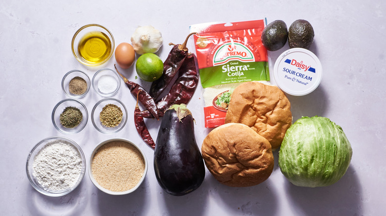 ingredients on a table