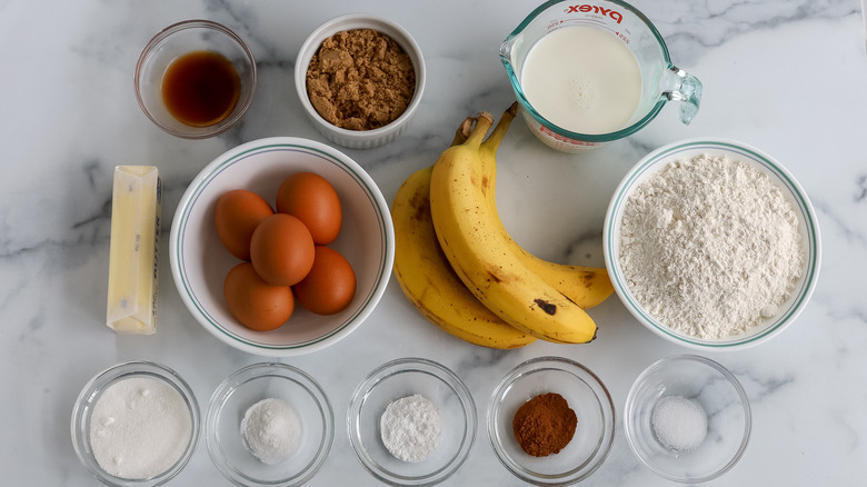 banana bread French toast ingredients