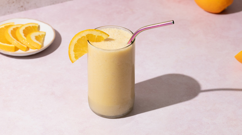 fruity orange cream smoothie