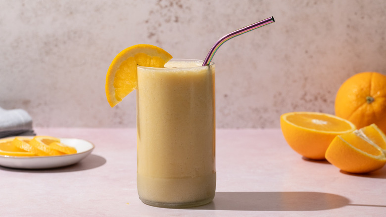 fruity orange cream smoothie