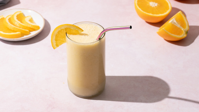 fruity orange cream smoothie