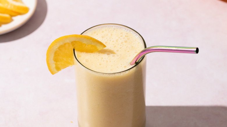 fruity orange cream smoothie