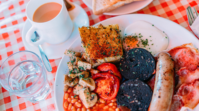 English breakfast full bubble squeak