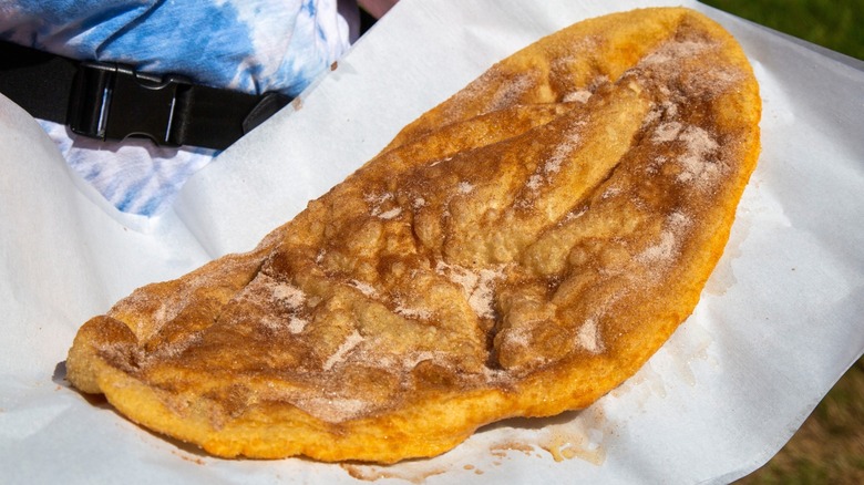 An elephant ear pastry