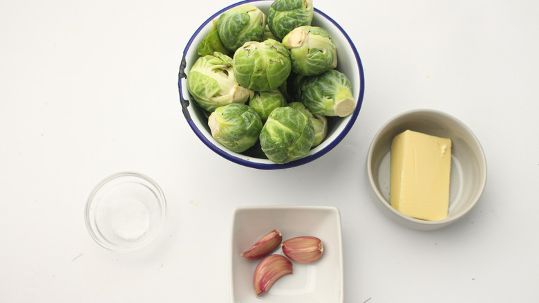 garlic butter brussels sprouts ingredients 