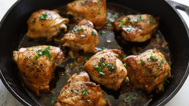 Garlic Butter Chicken Thighs Recipe