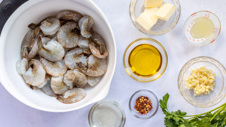 garlic butter shrimp ingredients