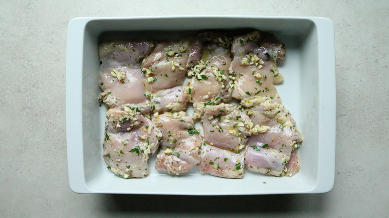 marinating chicken