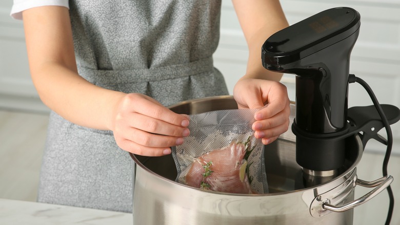 The Sous-Vide Cooking Hack That Uses Nothing But A Cooler