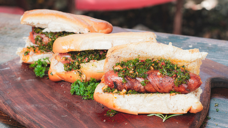 Argentinean choripan