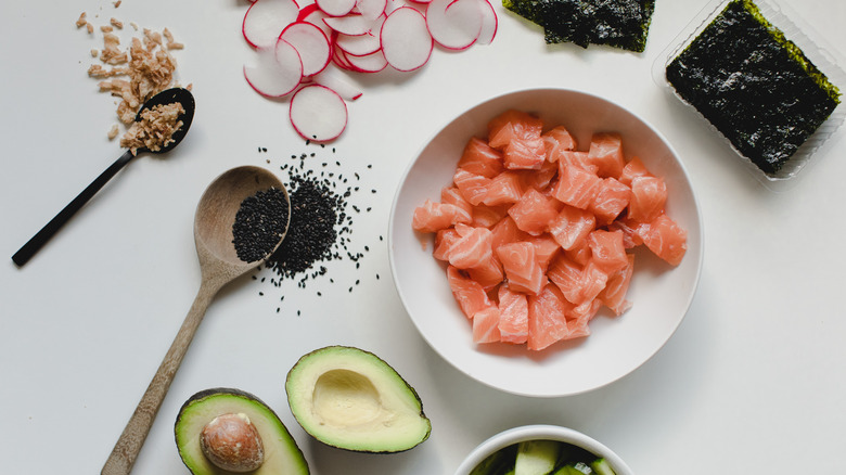 sushi bowl ingredients