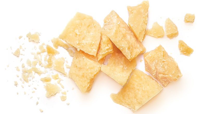 Pieces of Parmesan