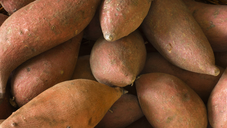 Bunch of sweet potatoes