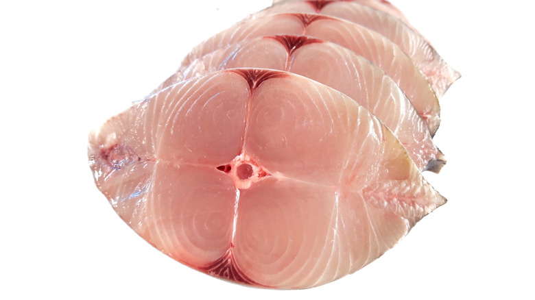 slices of skipjack tuna fillets 