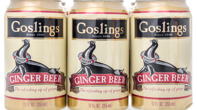 Gosling's ginger beer in cans 