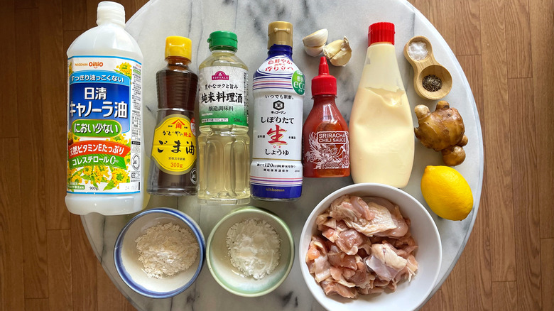 ginger karaage chicken ingredients