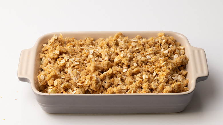 ginger pear crisp 