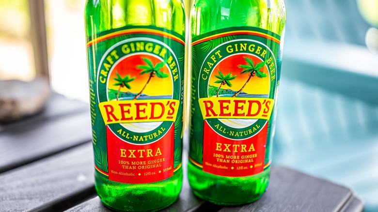 Bottles of Reed's ginger beer