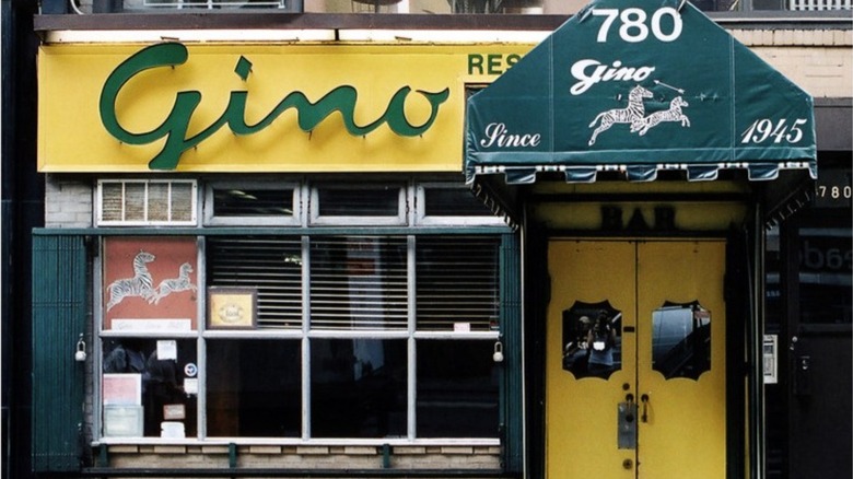 Gino's storefront in New York