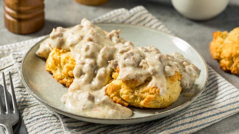 biscuits and gravy