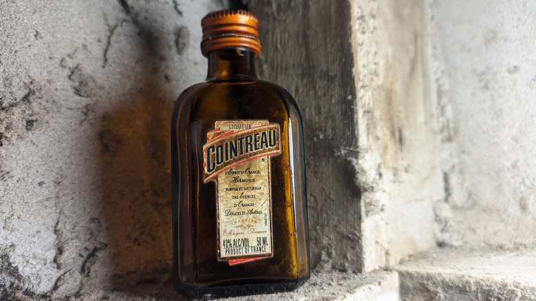 Small bottle of Cointreau liquor
