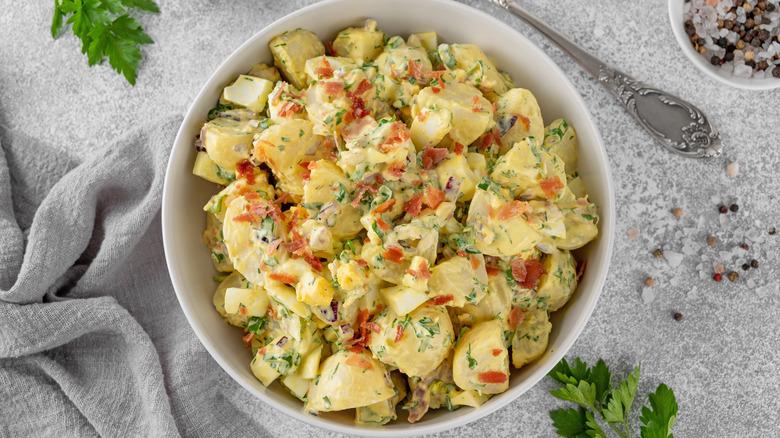 potato salad with bacon