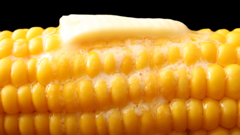 corn on the cob with butter