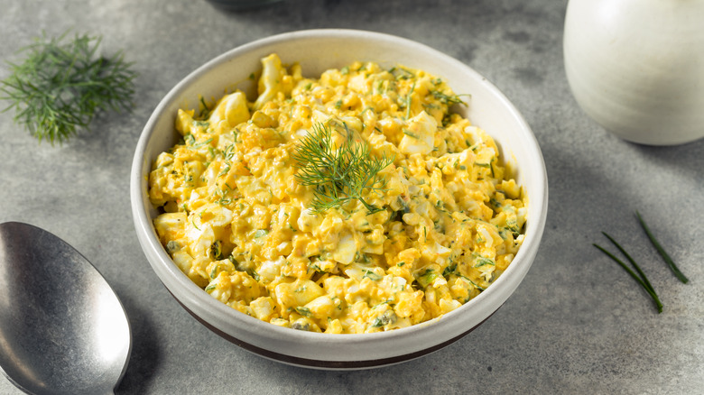 Egg salad with dill