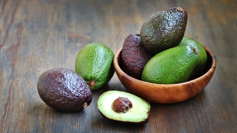 bowl of avocados